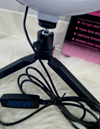 Ring Light FENG 10 com Tripé e Suporte