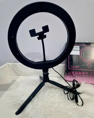Ring Light FENG 10 com Tripé e Suporte