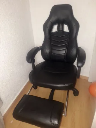 Silla Gamer, Aro Luz y Soporte Móvil