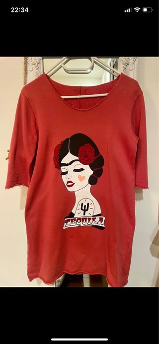 Vestido estilo retro Frida Kahlo