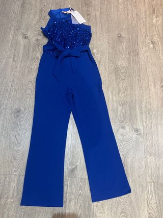 Traje de fiesta niñ@s lentejuelas azul