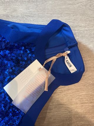 Traje de fiesta niñ@s lentejuelas azul