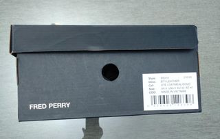 Zapatillas Fred Perry Piel Beige Talla 42/43 NUEVA