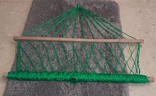 Hamaca de red con madera | Nueva