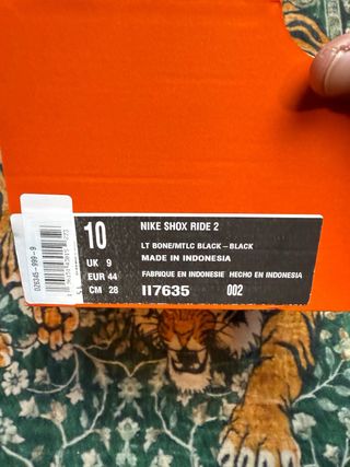 Nike Shox Ride 2 Uomo Bianco Nero