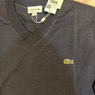 Jersey Lana Lacoste Hombre Azul Talla XL