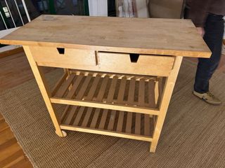 Barra cocina madera Ikea