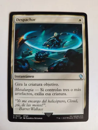 Carta Magic The Gathering Despachar FFVII Español