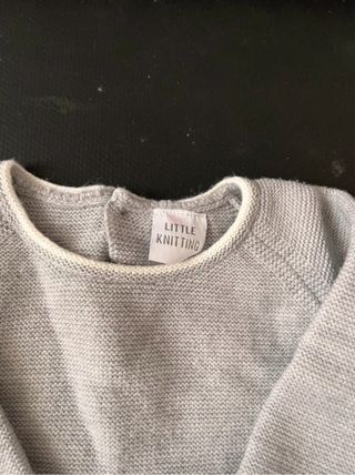 Conjunto bebé punto, 6 meses