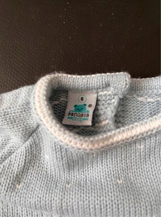 Conjunto bebé punto, 6 meses
