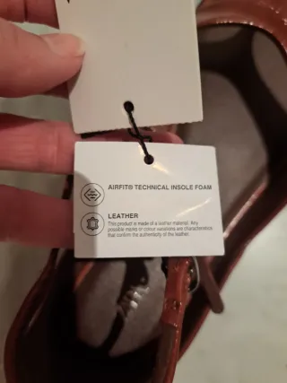 Sandalias Zara Piel marrones Nuevas