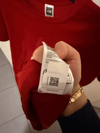 T-shirt The North Face Rossa Uomo tg M