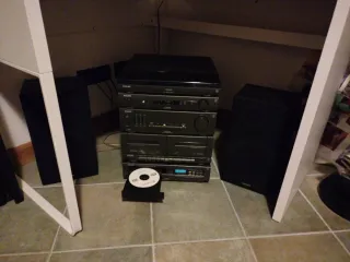 Stereo Philips con 2 casse