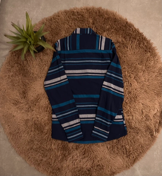 Camisa Springfield Rayas Azul Talla M Nueva