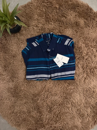 Camisa Springfield Rayas Azul Talla M Nueva