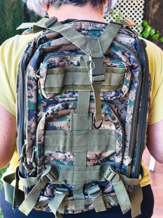 Mochila Táctica Camuflaje dos tamaños     elige