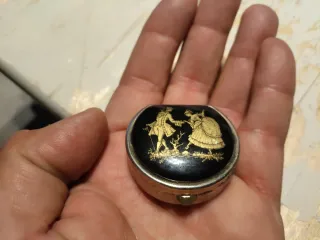 Pastillero antiguo Limoges francés vintage