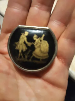 Pastillero antiguo Limoges francés vintage