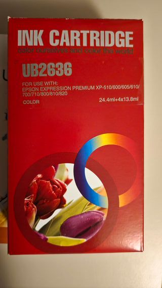 Cartuchos tinta compatibles impresoras Epson XP