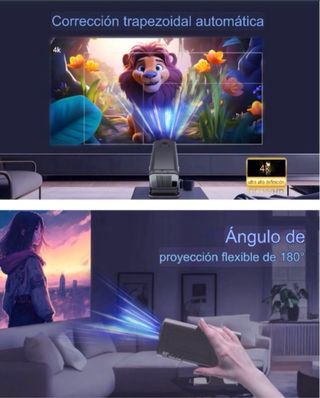 Proyector inteligente Nat 1080P/4K FHD. PRECINTADO