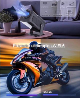 Proyector inteligente Nat 1080P/4K FHD. PRECINTADO