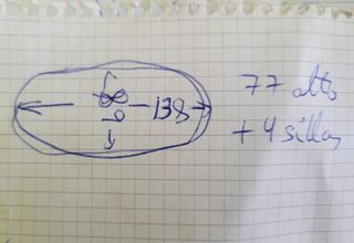 Mesa camilla ovalada + 4 sillas a juego