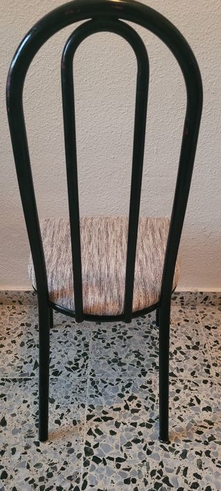 Mesa camilla ovalada + 4 sillas a juego