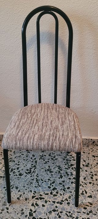 Mesa camilla ovalada + 4 sillas a juego