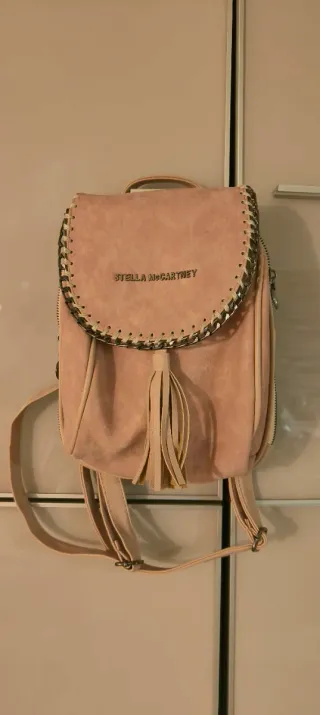 Zaino Stella McCartney pelle vegana rosa