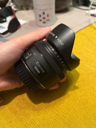 Objetivo Canon 50mm f/1.8.