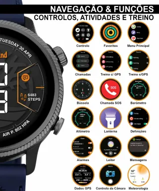 Relógio GPS Timberland Trail Force