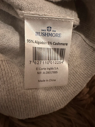 Jersey Rushmore gris claro cuello pico
