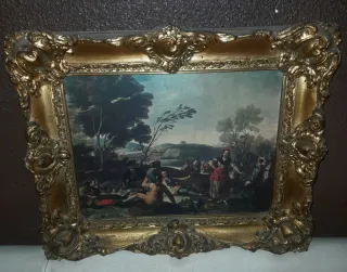 Cuadros Antiguos con Marcos Dorados