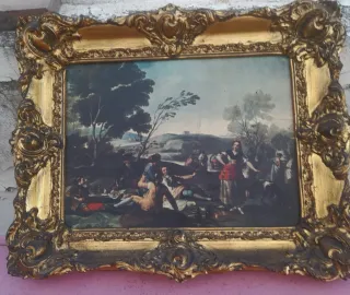 Quadri Antichi con Cornici Dorate