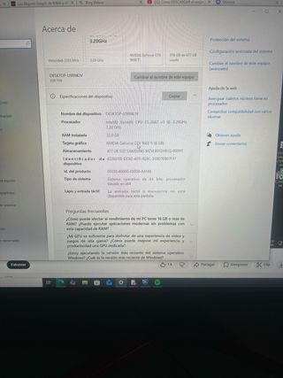 PC Gamer Negro con Luces RGB