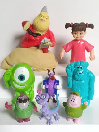 Lote figuras Monsters Inc Disney