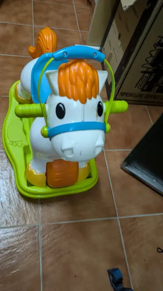 Correpasillos Caballo Blanco y Naranja