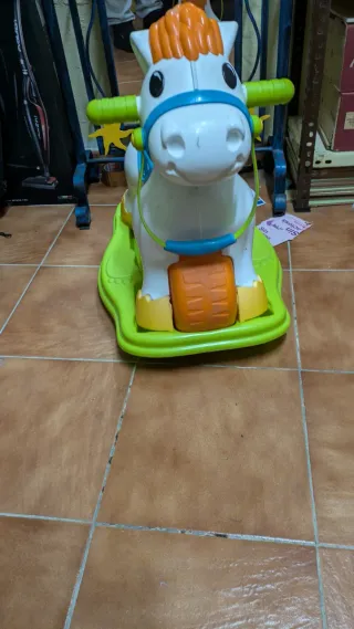 Correpasillos Caballo Blanco y Naranja