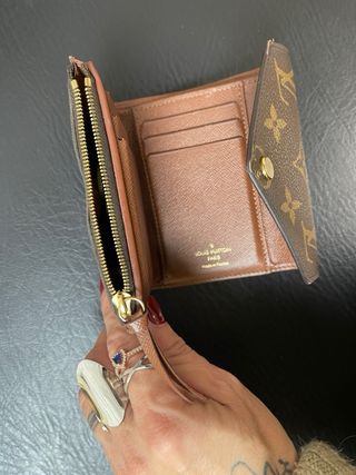 Monedero Billetera Louis Vuitton Marrón