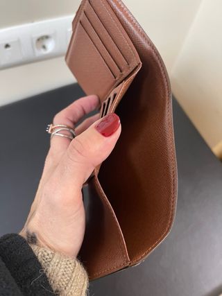 Monedero Billetera Louis Vuitton Marrón