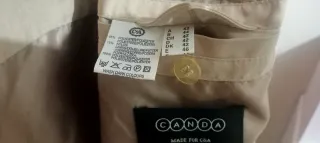 Parka beige de señora.