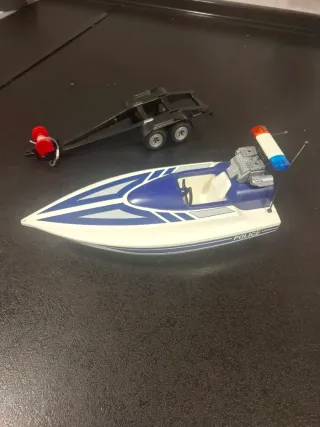 Playmobil 5187 Camión Policía y Barco