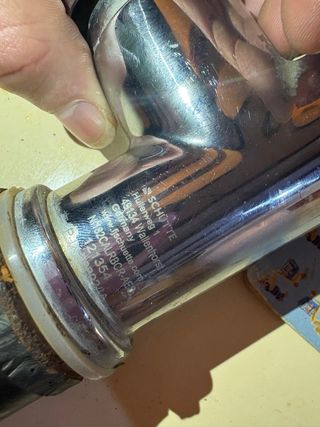 Grifo de cocina metal y goma