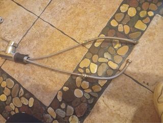 Grifo de cocina metal y goma