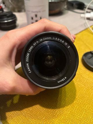Objetivo Canon EFS 18-55mm