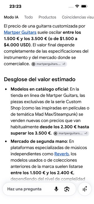 Martper guitarra de luthiers españoles top