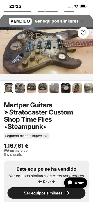Martper guitarra de luthiers españoles top