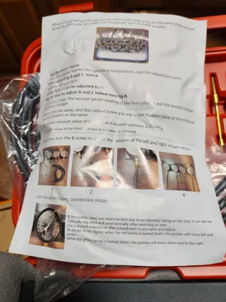 Kit Manómetros Vácuo Motos