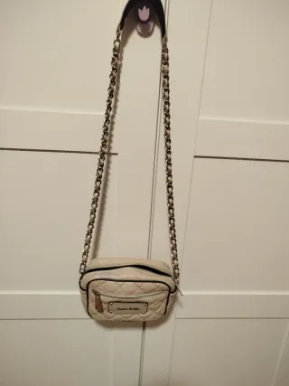 Bolso Bimba y Lola Beige y Plateado