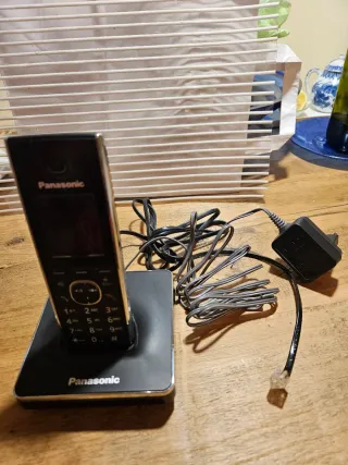 Telefono Panasonic Nero Cordless